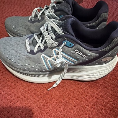 Karhu Mestari Run Men's Low Top Lace-Up Running Sneakers Gray/Navy/White/Blue