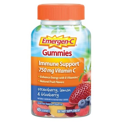 750mg Gummies for Adults, Immune Gummies, Gluten , Strawberry, Lemon and Blue...