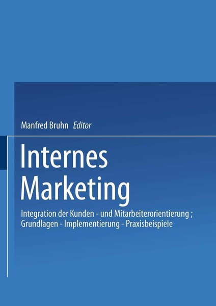 Internes Marketing Bruhn Manfred-image