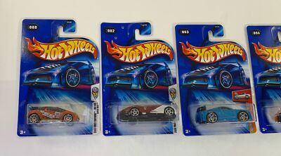Hot Wheels 2004 Boon Box,Phantom Racer, Furiosity, Xtreemster, Super Gnat L5