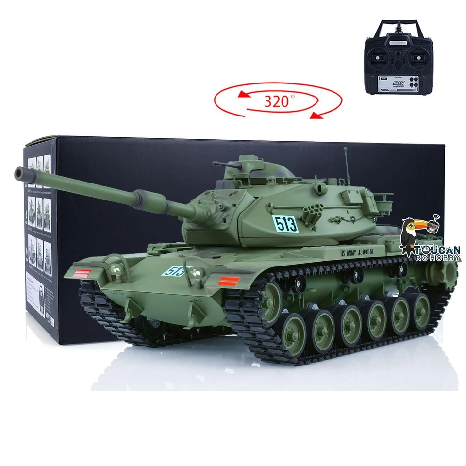 TD Model 1/16 RC Tank M60A3 USA Remote Control BB Infrared Battle Model Smoke - Image 4 of 4