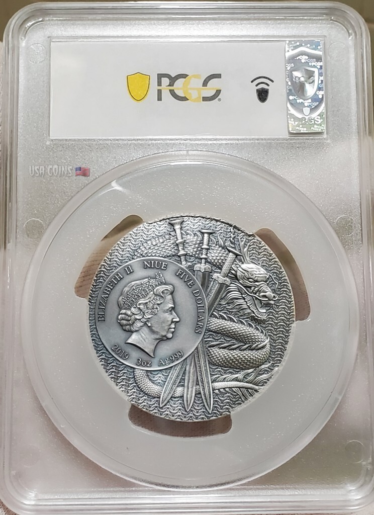 PCGS PR69 2019 中国 銀メッキ銅メダル PCGS PR69 2019 中国 銀メッキ銅メダル PCGS PR69 2019 中国 銀