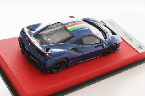 BBR CAR76RI-05LB Ferrari 488 Pista RHD in blu tour de france LE 20 pezzi 1:43 - Foto 5 di 7