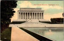 Vintage Postcard New Lincoln Memorial, Washington, D. C. JS3