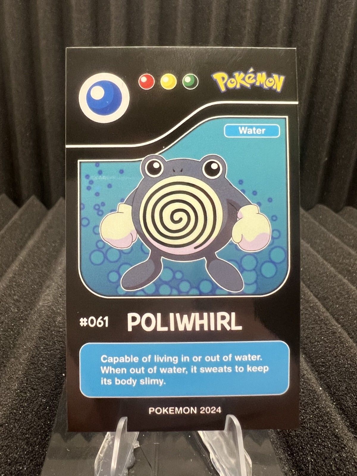 Poliwhirl #61 - Pokedex Black Kanto 2024 - Pokemon Card NM