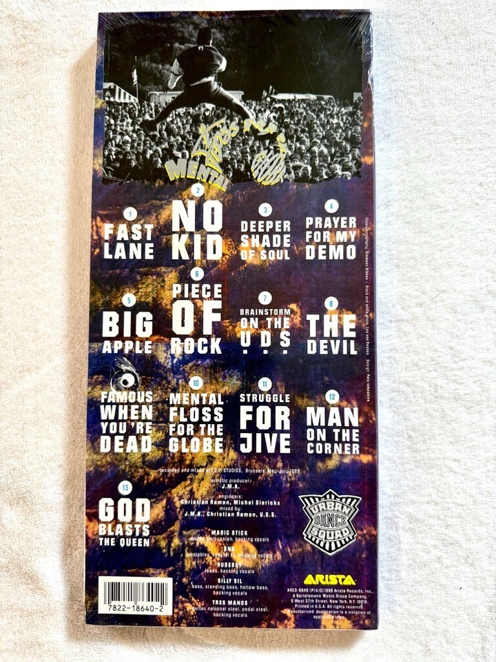 URBAN DANCE SQUAD SEALED LONGBOX CD MENTAL FLOSS NO KID HYPE STICKER PROMO FAST Foto 4 de 4