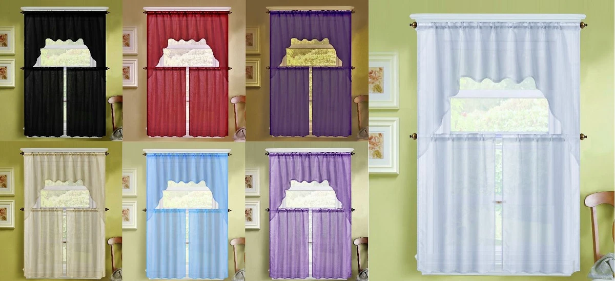 Sheer swags for windows online