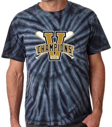 Tie-Dye Vanderbilt Commodores 2019 College World Series Champions T-Shirt