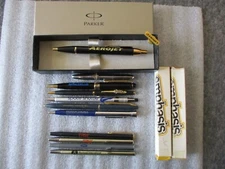 NASA SPACE SHUTTLE PENS POINTERS PENCIL PIN LOT (12) -DESK OF MSFC AEROSPACE ENG