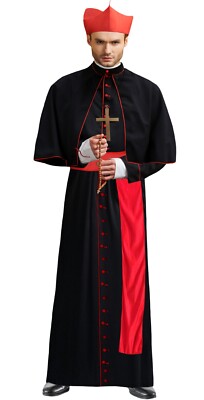 Cardinal Robe Religious Fancy Dress Religious Costume | eBay Australia