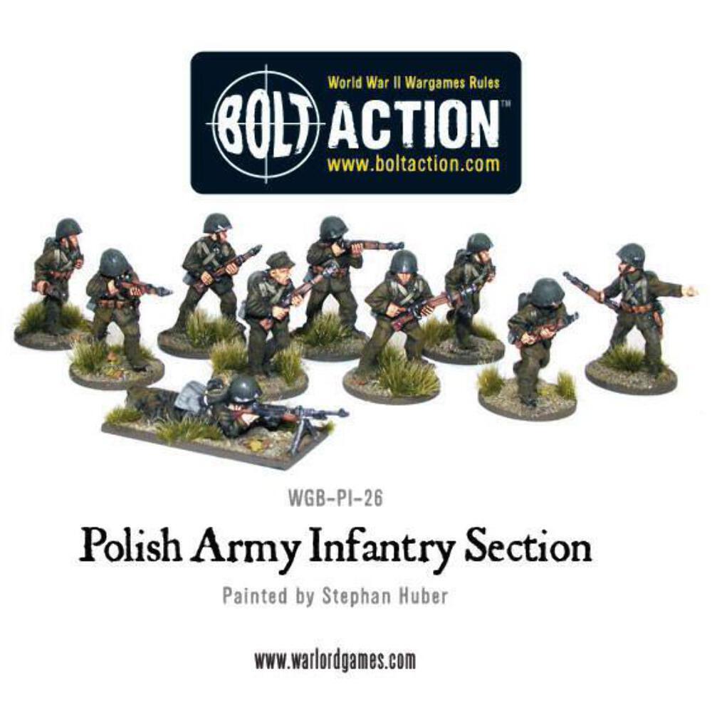 Bolt Action - Polish Army infantry section - Warlord Games