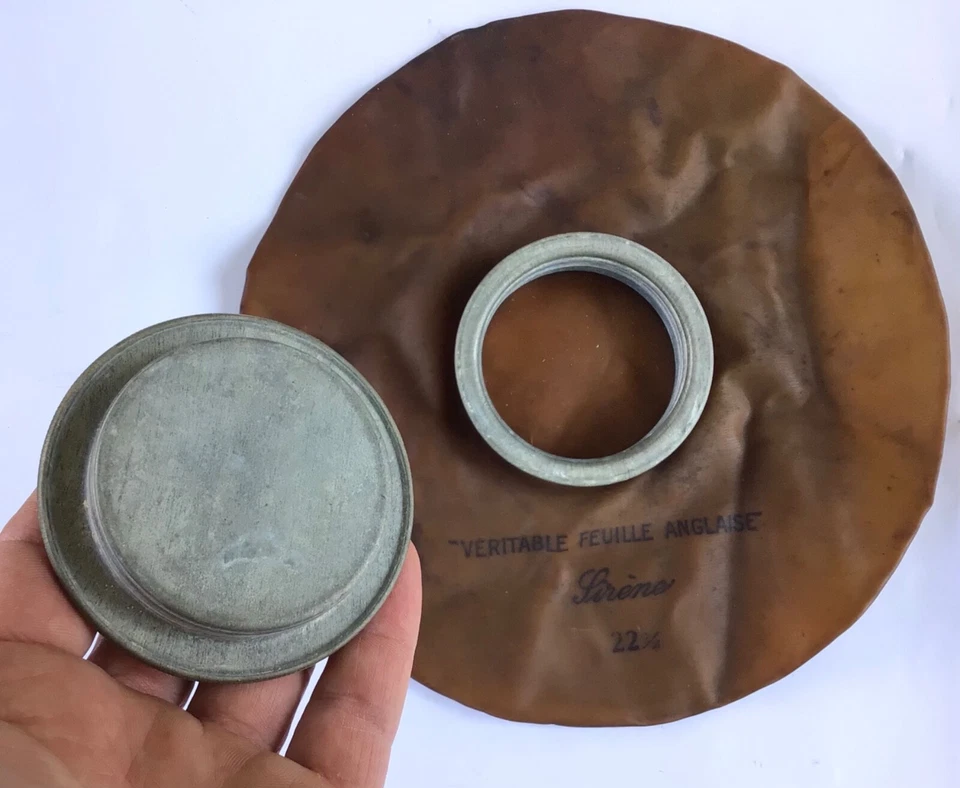 ANCIENNE BOUILLOTTE DE TÊTE OU CORPS SIRÈNE 22 G/M OLD HEAD HOT WATER BOTTLE - Photo 3/4