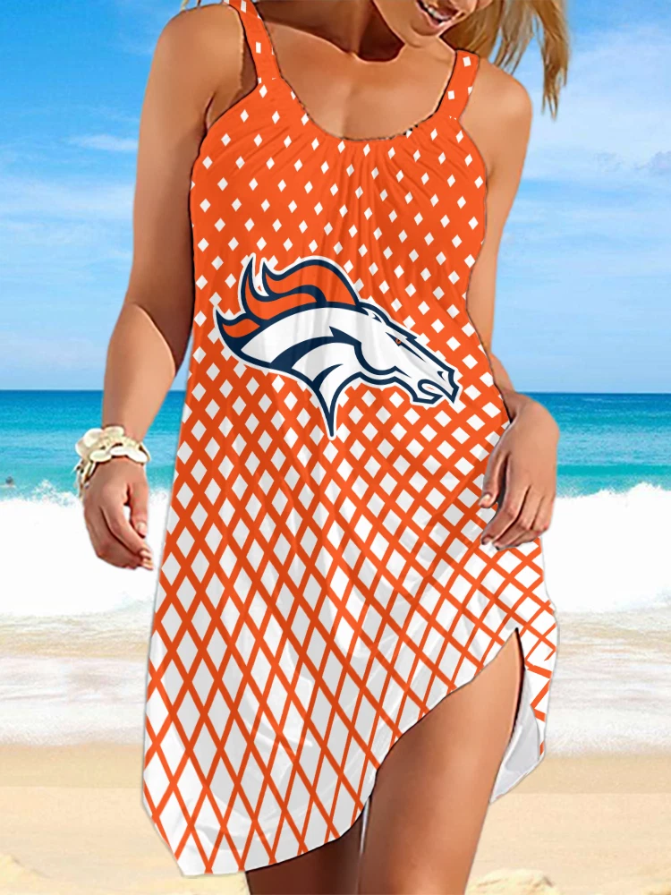 Denver Broncos Summer Sleeveless Dresses