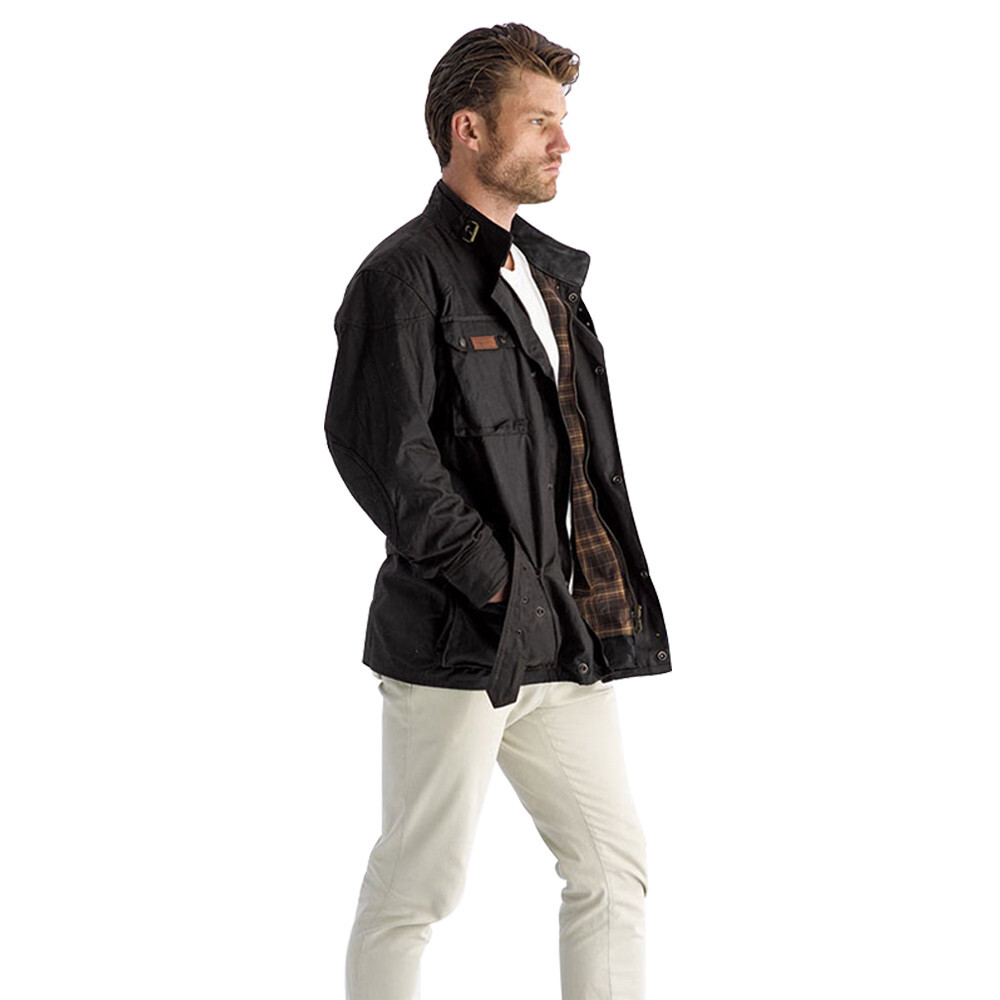 Didgeridoonas Mens Black Oilskin Jacket eBay