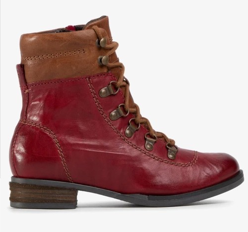 Josef Seibel Women Sz US 5 Sanja 09 76509 MI160 Cherry/Burgundy Ankle Boots. New - Picture 3 of 9