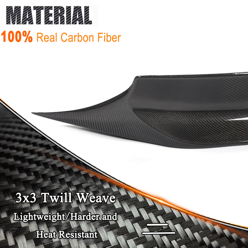 REAL CARBON Rear Lip Trunk Boot Spoiler Wing Fit For Prosche Panamera 2010-2013 - Picture 7 of 10
