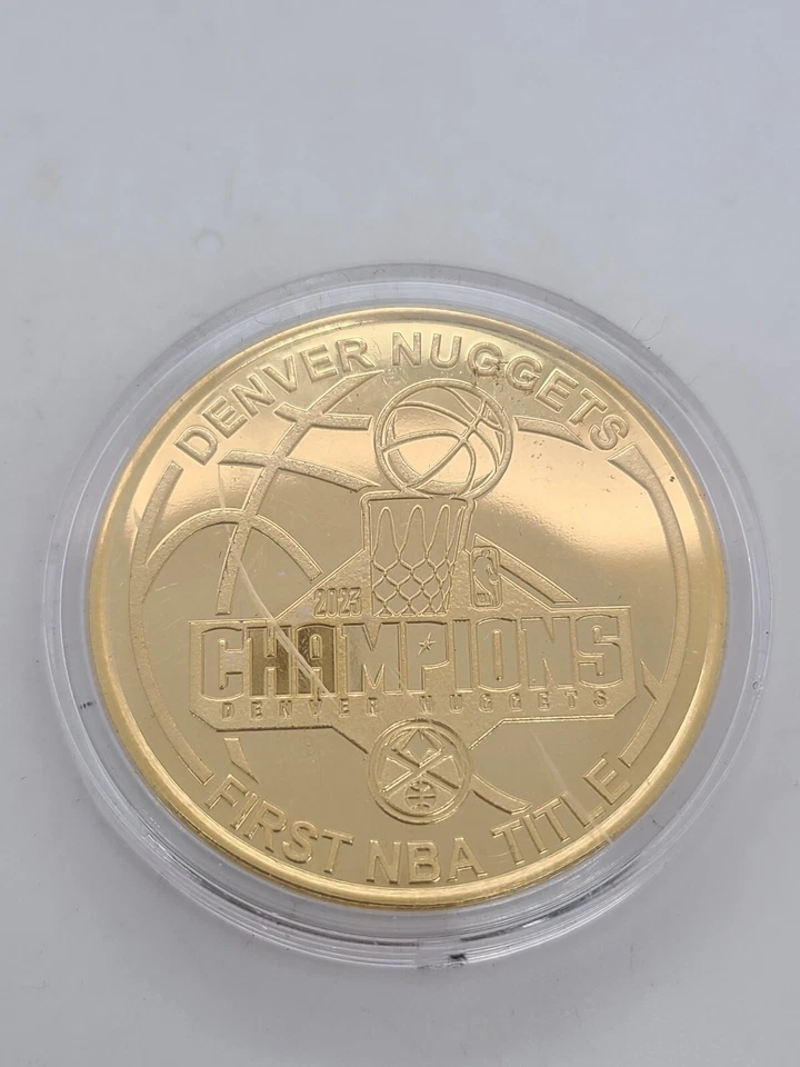 Moneda de Oro Edición Limitada Golden State Warriors 2022 Campeones Finales NBA Como Nueva Foto 2 de 3