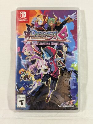 Nintendo Switch Disgaea 6 Defiance of Destiny Unrelenting Edition Sealed $2 Ship