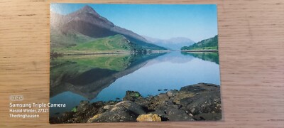 Postkarte Glen Coe Loch Lecen Argyll ungel_