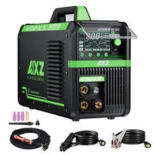 AIXZ 250Amp Aluminum TIG Welder 110V/220V AC DC with HF/Pulse/Square/Spot/Stick