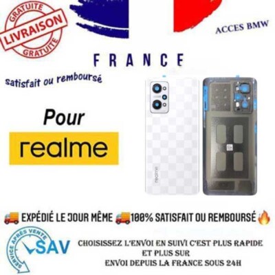 Vitre Arrière Et Cache Batterie Pour Realme GT Neo 3 - Compatible RMX3562 RMX3563 - Pièce Neuve