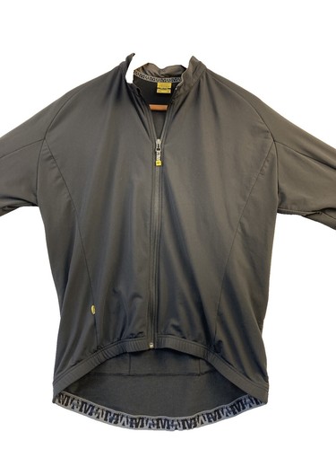 Mavic Jacket sz M Altium Cycling Lightweight Wind Rain Ride Black