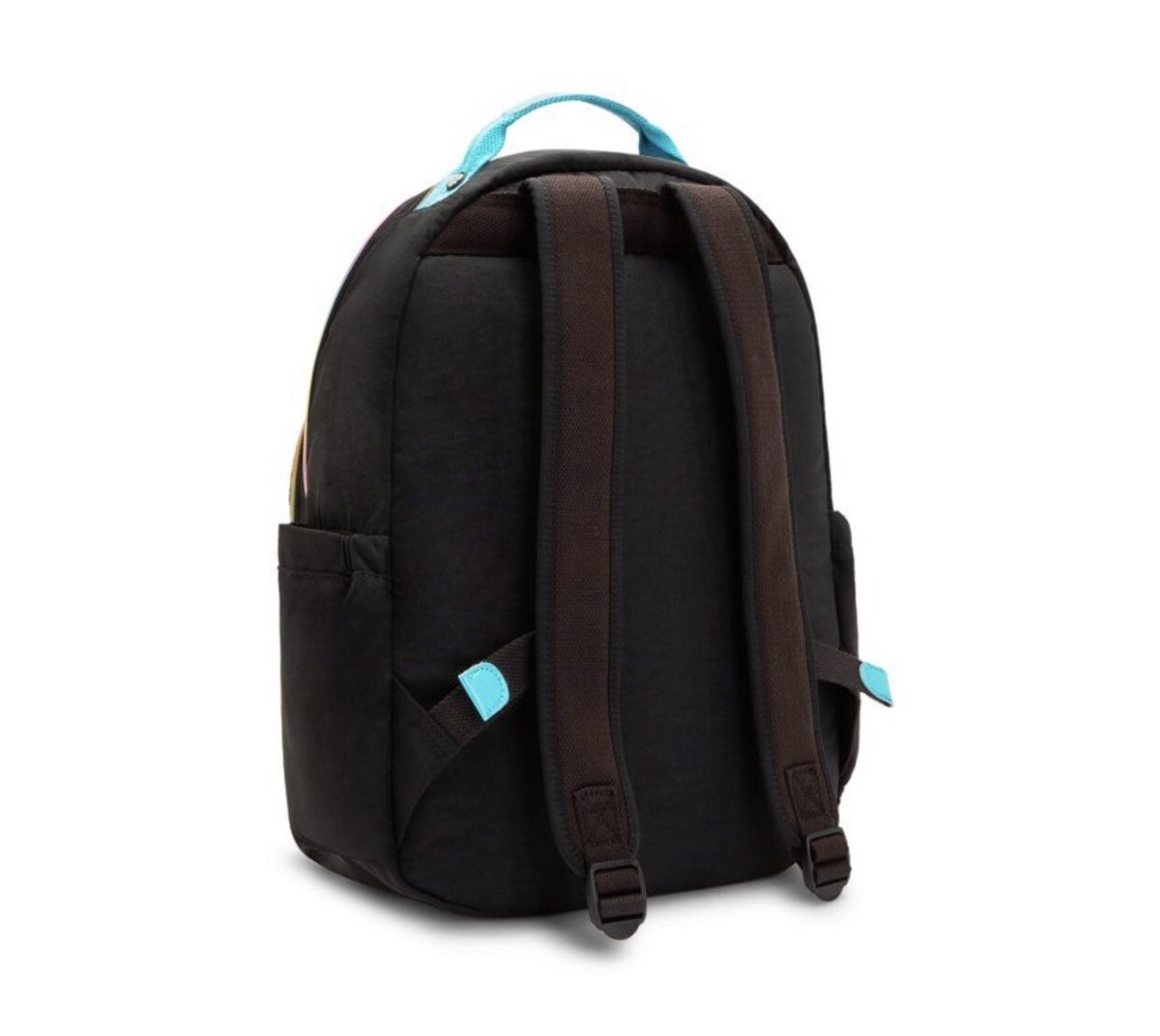 Kipling Seoul Large Backpack True Black Rainbow Laptop 