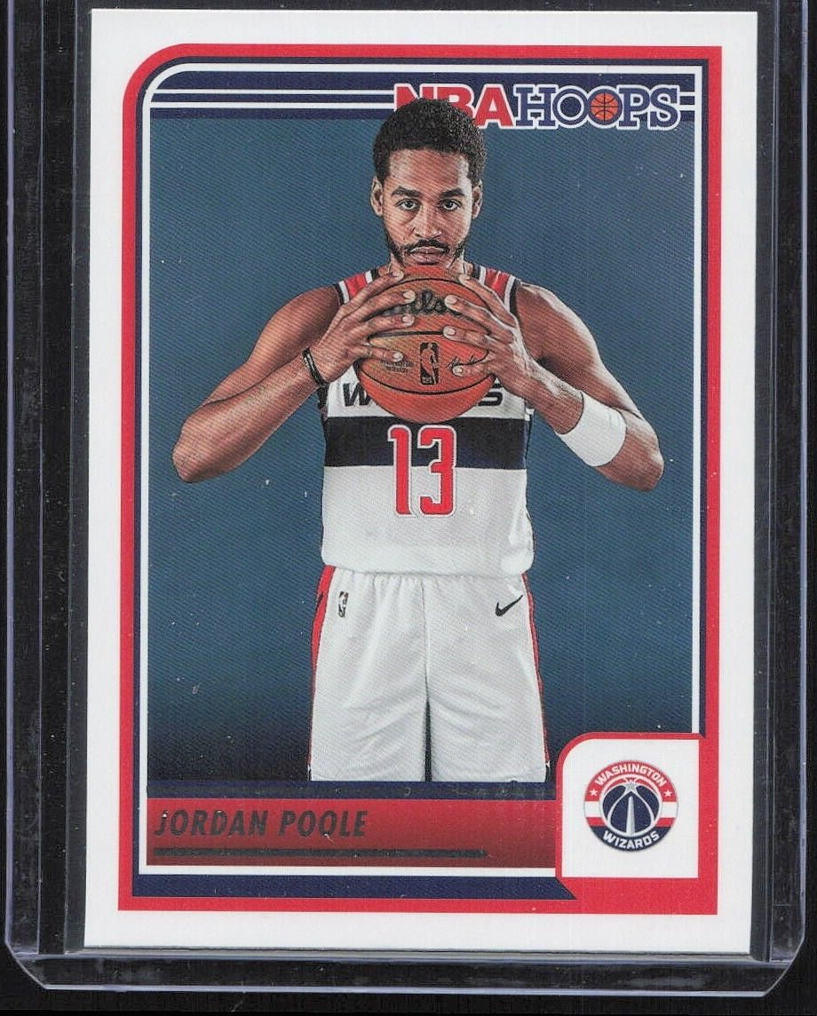 2023-24 Panini NBA Hoops #137 Jordan Poole - Washington Wizards 