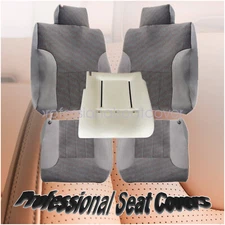 For 1994-1997 Dodge Ram 1500 2500 Front Botton Lean Back Cloth Seat Cover/Foam