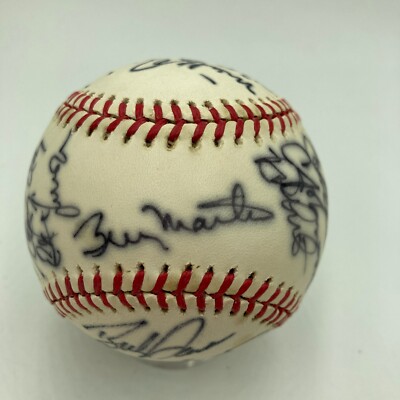 1978 New York Yankees World Series Champs Team Signed Baseball JSA