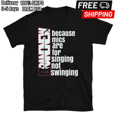 #ad #ad BRAND NEW Mics Are For Singing TBS Diss Post Hardcore Band T Shirt $9.98