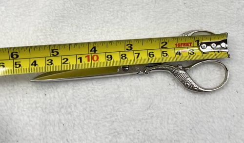 Vtg Robert Klaas Solingen Scissors Feathered Handles 5.5" - Picture 11 of 12