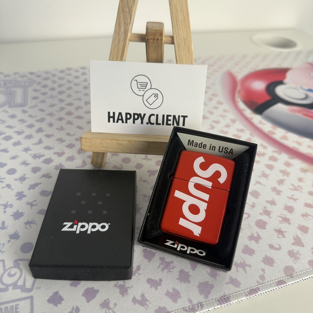 Supreme Red Logo Zippo Lighter (SS21) | eBay