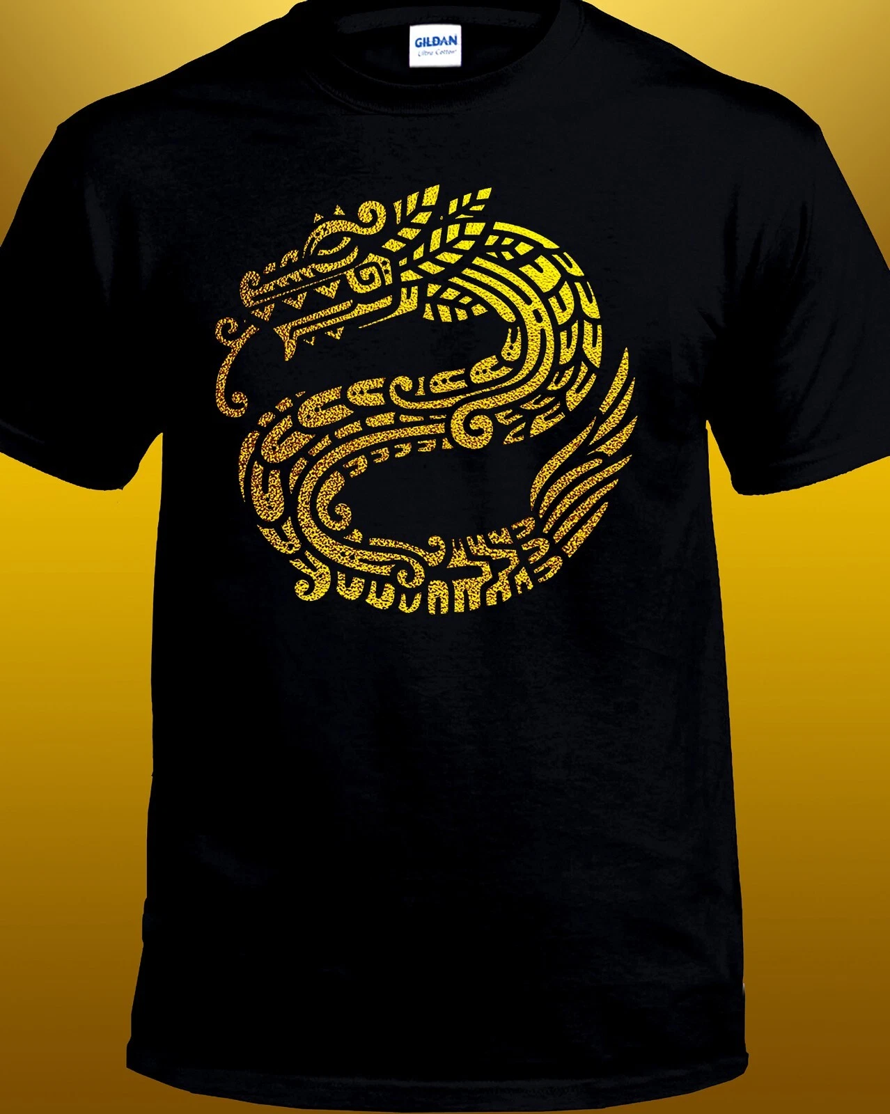 Golden Quetzalcoatl T-shirt
Opens in a new window or tab