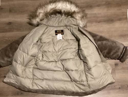 Chaqueta con Capucha Rellena de Plumón de Ganso Hansa-Branta PARKA Piel Para Mujer Pequeña CÁLIDA - Imagen 2 de 7