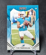 Tua Tagovailoa 2021 Playoff Football Card #7 Miami Dolphins