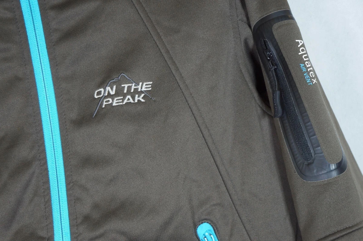 ON THE PEAK AQUATEX AIR VENT Softshell Fleece Full Zip Jacket Sz 170 14 15Yrs