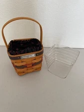 Longaberger Retired Inaugural 1993 Basket with Liner & Protector