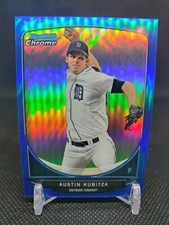 2013 Bowman Chrome Mini Refractor Blue #267 Austin Kubitza /99 Detroit Tigers 
