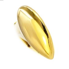 Hip Hop Single Fang Gold Plated Vampire Teeth Grillz ND L01 G