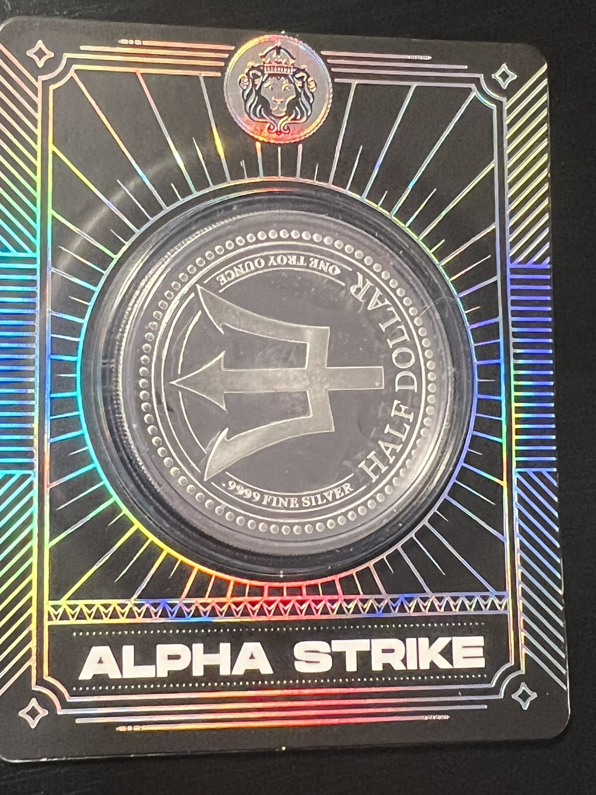 2024 1 oz Barbados Trident .9999 Silver Coin ALPHA STRIKE in Assay (BU ...