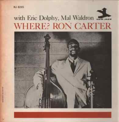 LP Ron Carter With Eric Dolphy , Mal Waldron Where? INSERT JAPAN NEAR MINT