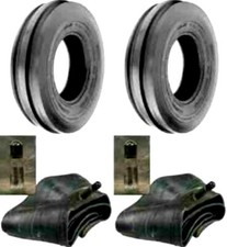 2 (TWO) - 6.00-16,600X16,600-16 8 PLY RIB DISC,WAGON Farm Tractor Tires w/Tubes