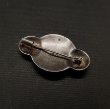 Broche Celtique Ronde Argentée – Bijou Vintage Bretagne – Occasion Parfait état – Bijou Ancien N°785