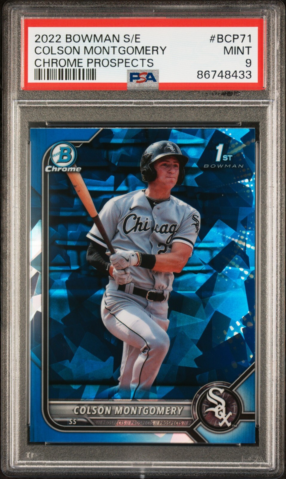 2022 Bowman Sapphire Colson Montgomery PSA 9 Mint - BCP-71
