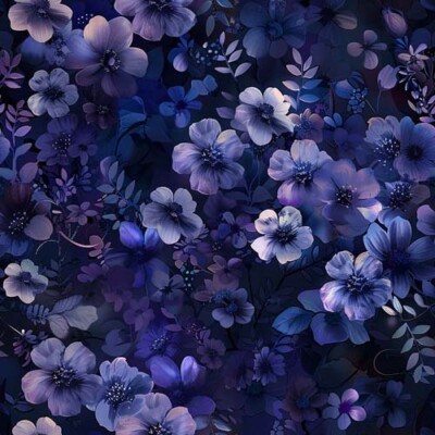 20x Zaras Nacht Blume abziehen und kleben Fliesen Vinyl Aufkleber Treppe Bad Küche