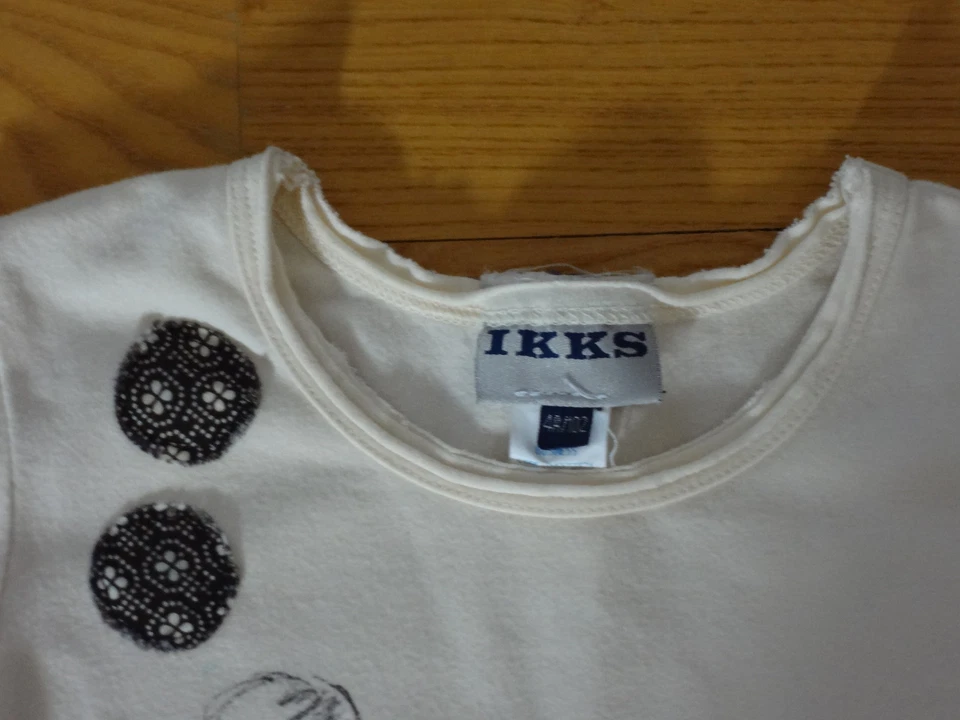 IKKS Girl's Long Sleeve Top T-Shirt Size - Image 3 of 4