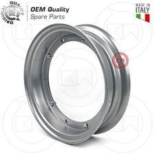 CERCHIO RUOTA APE 50 100.90.10 COMPLETO 5 FORI CON PERNI E DADI OEM PIAGGIO 