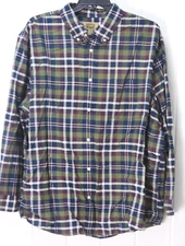 The Foundry Supply Co Green Red Blue Plaid Button Up Shirt Size 4XL