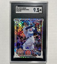 2023 Topps Chrome X-Fractor Christopher Morel Rookie Card #198 - Cubs SGC 9.5. rookie card picture